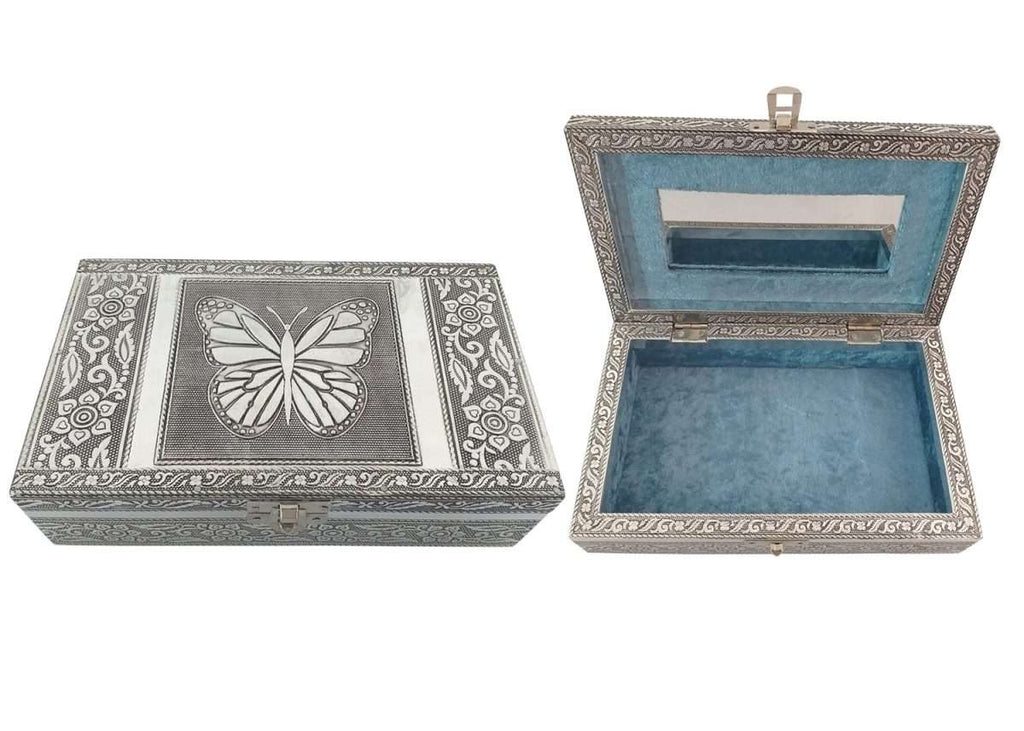 Jewellery Box Butterfly with Mirror Jewellery Box at World Of Decor NZ