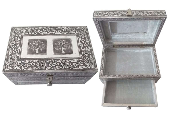 Jewellery Box with Drawer Double Tree of Life Jewellery Box at World Of Decor NZ