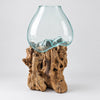 Jumbo Recycle Glass Aquarium Infused Onto Driftwood Home Accessories at World Of Decor NZ