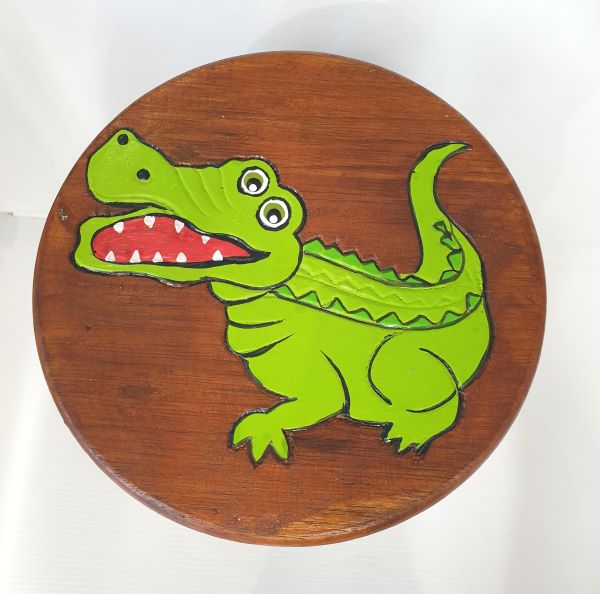 Kids Stool - Happy Crocodile Furniture at World Of Decor NZ