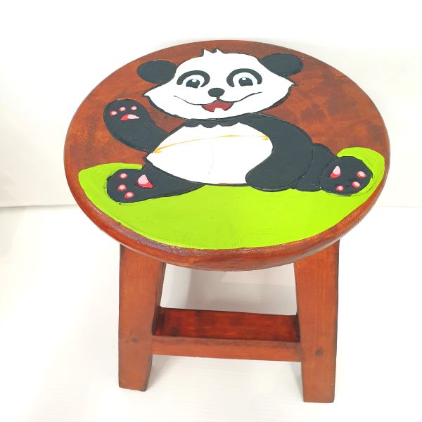 Kids Wooden Stool - Baby Panda Furniture at World Of Decor NZ