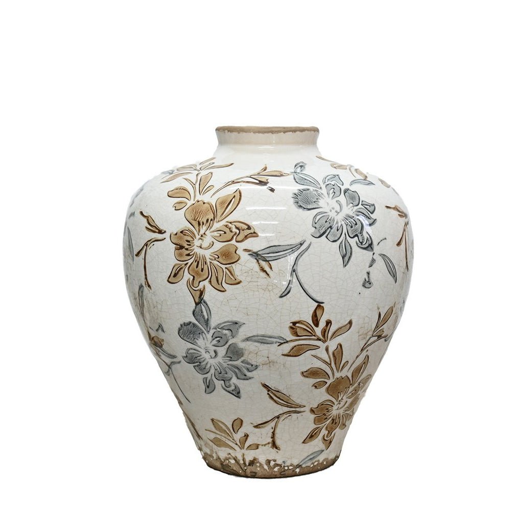 Kingston Urn 23cm - Cocoa* VASES at World Of Decor NZ