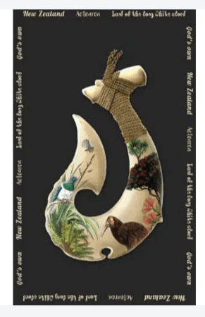 Kiwiana Tea Towel - Hook KIWIANA at World Of Decor NZ