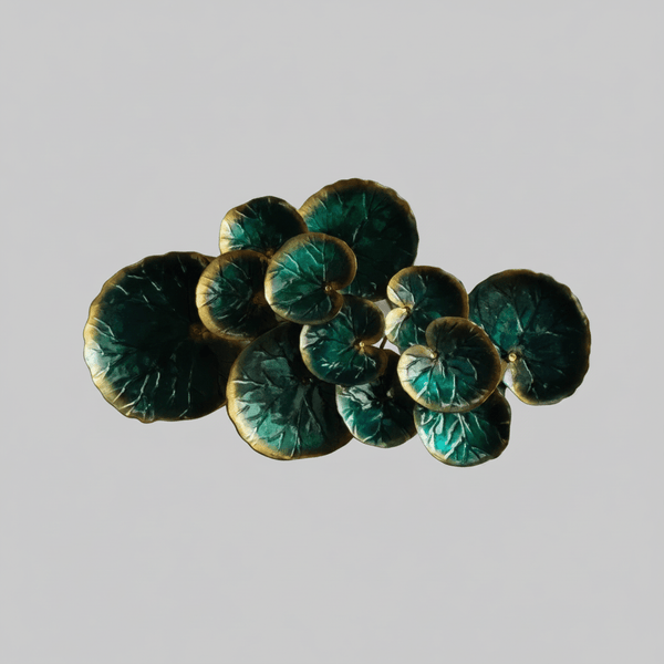Lotus Leaf Wall Art-Green Wall Art, Affirmations & Hangings at World Of Decor NZ