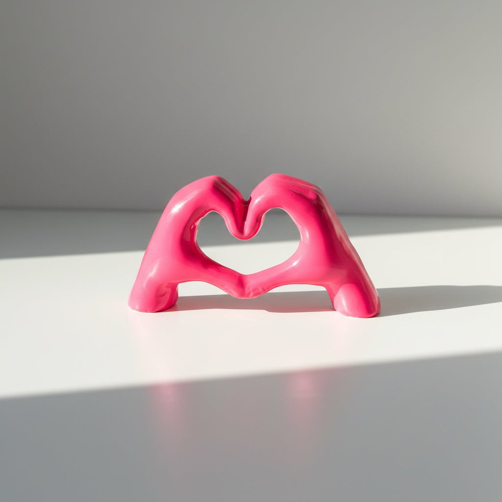 Love Hand - Pink SCULPTURE/ORNAMENT & ANIMAL at World Of Decor NZ