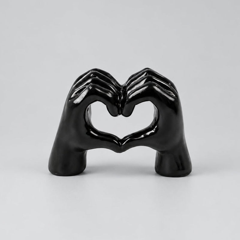 Love Hand Sign 8cm-Black SCULPTURE/ORNAMENT & ANIMAL at World Of Decor NZ