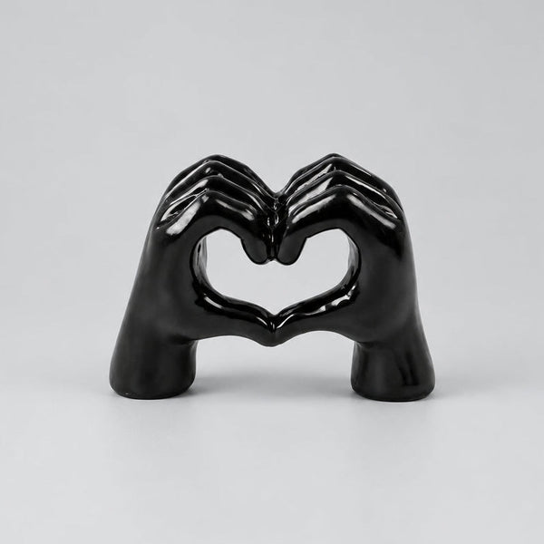 Love Hand Sign 8cm-Black SCULPTURE/ORNAMENT & ANIMAL at World Of Decor NZ