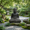 Meditation Buddha 40cm-Greywash BUDDHA at World Of Decor NZ