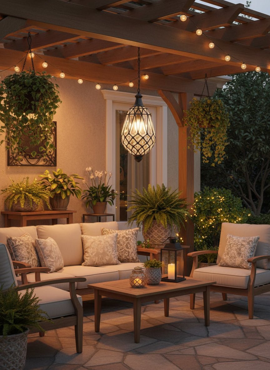 Morrocan Lamp Tear Drop Clear 50cm MORROCCAN LAMP at World Of Decor NZ