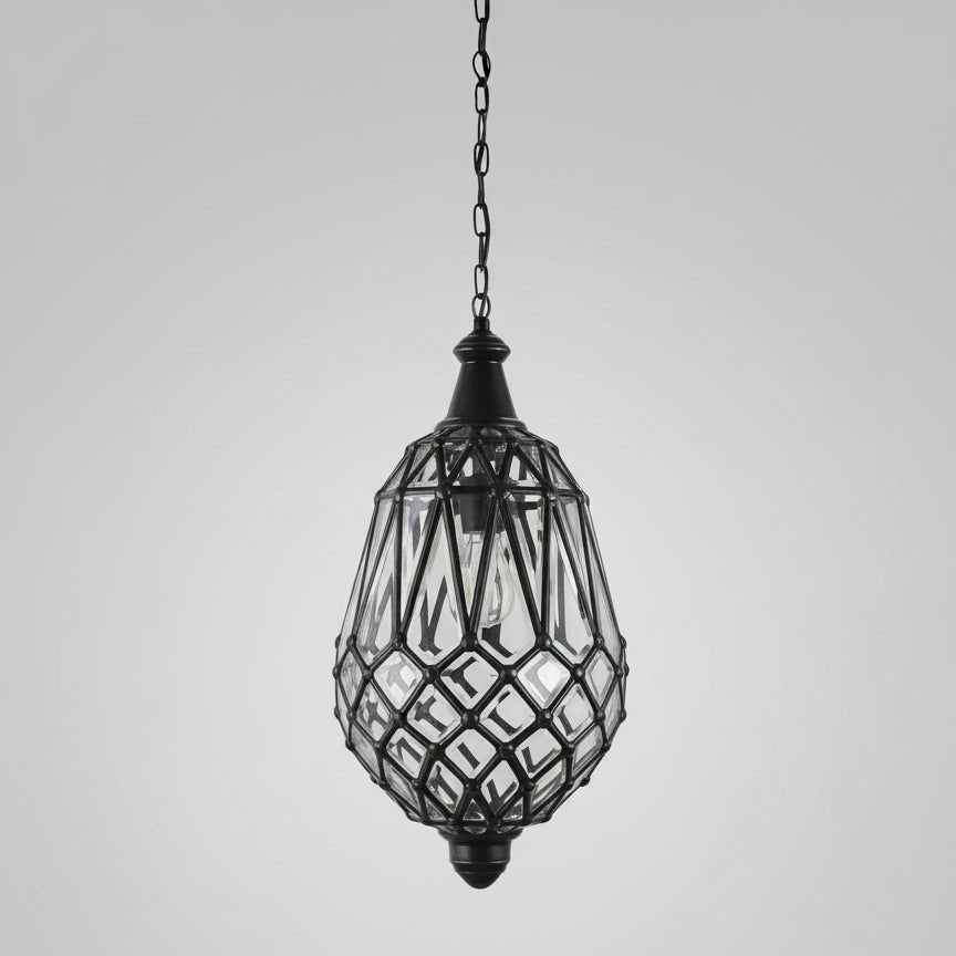 Morrocan Lamp Tear Drop Clear 50cm MORROCCAN LAMP at World Of Decor NZ
