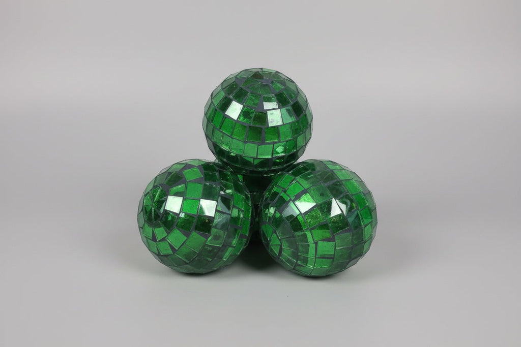 Mosaic Decor Ball - Green Mosaics at World Of Decor NZ