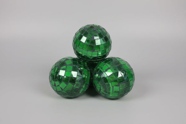 Mosaic Decor Ball - Green Mosaics at World Of Decor NZ