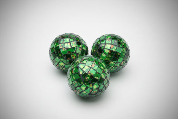 Mosaic Decor Ball - Green Mix Mosaics at World Of Decor NZ