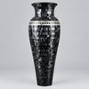 Mosaic Inlay Vase 80cm-Black mix Silver VASES at World Of Decor NZ
