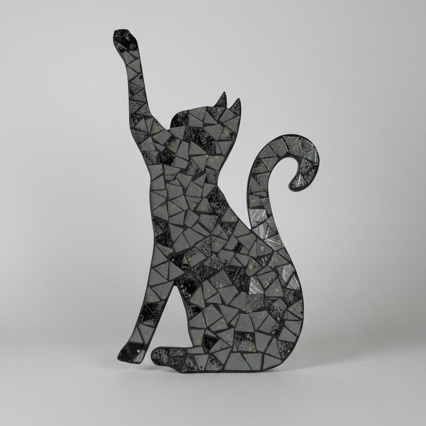 Mosaic Wall Hanging-Cat Hand Up Wall Art, Affirmations & Hangings at World Of Decor NZ