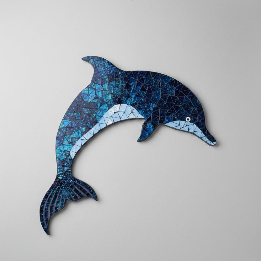 Mosaic Wall Hanging-Dolphin Wall Art, Affirmations & Hangings at World Of Decor NZ