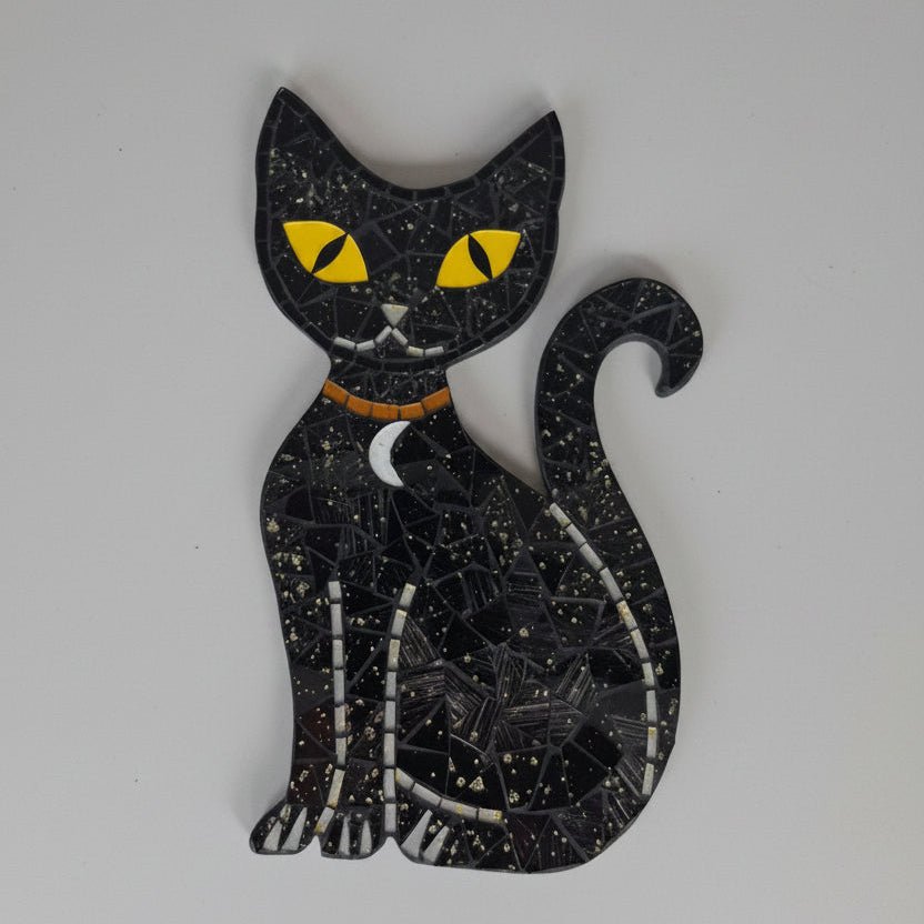 Mosaic Wall Hanging-Panther Cat Wall Art, Affirmations & Hangings at World Of Decor NZ