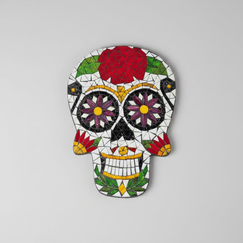 Mosaic Wall Hanging-Skull Wall Art, Affirmations & Hangings at World Of Decor NZ