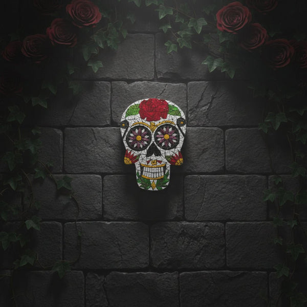 Mosaic Wall Hanging-Skull Wall Art, Affirmations & Hangings at World Of Decor NZ