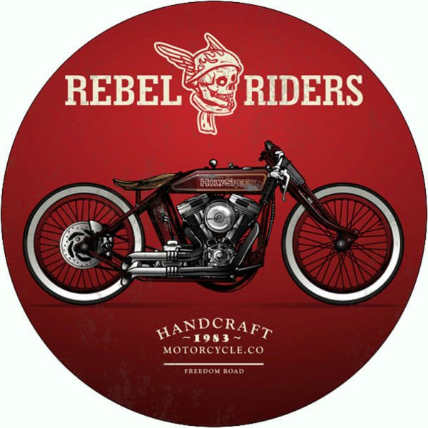 Motor Bike Glass Coaster set KITCHEN ACCESSORIES at World Of Decor NZ