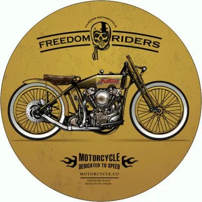Motor Bike Glass Coaster set KITCHEN ACCESSORIES at World Of Decor NZ