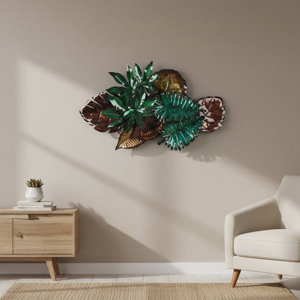 Multi Color Leafs Wall Art Wall Art, Affirmations & Hangings at World Of Decor NZ