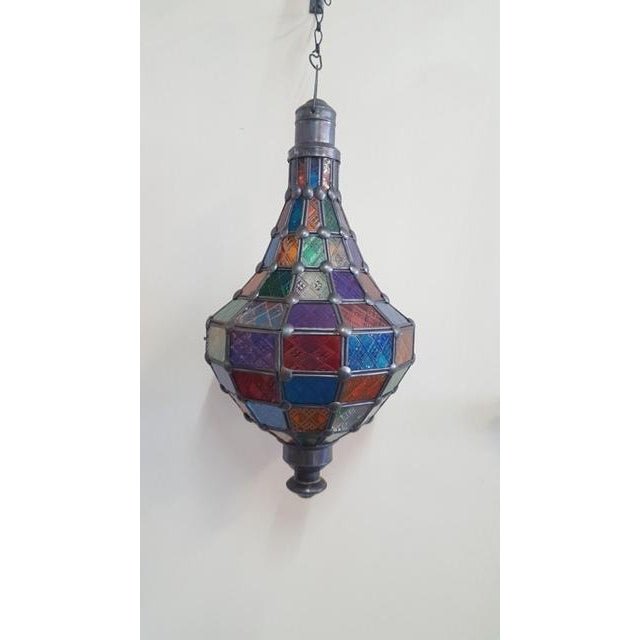 Multicoloured Moroccan Lamp 50cm MORROCCAN LAMP at World Of Decor NZ