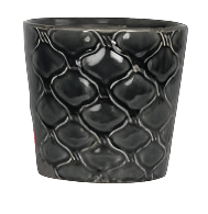 Nautilus Chum Pot 17cm - Black VASES at World Of Decor NZ