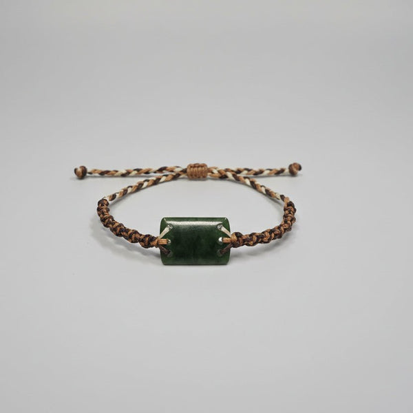 NZ Green Stone - Adjustable Bracelet 30mm KIWIANA at World Of Decor NZ