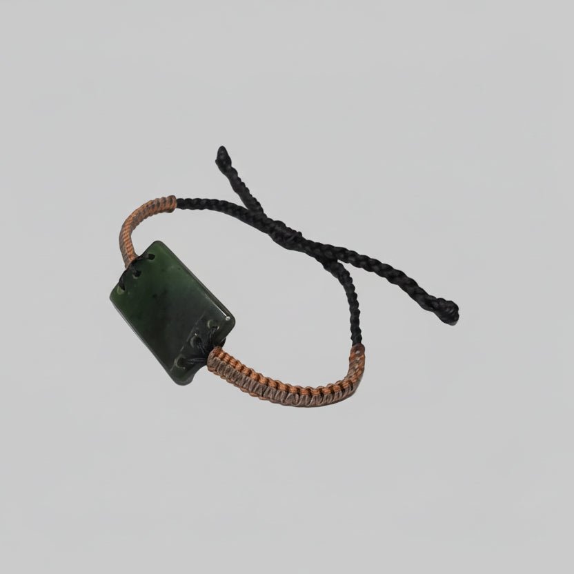 NZ Green Stone - Adjustable Bracelet 40mm KIWIANA at World Of Decor NZ