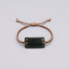 NZ Green Stone - Leather Bracelet KIWIANA at World Of Decor NZ