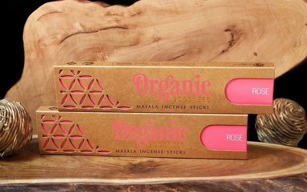 Organic Malasa Incense Stick 15g - Rose INCENSE at World Of Decor NZ