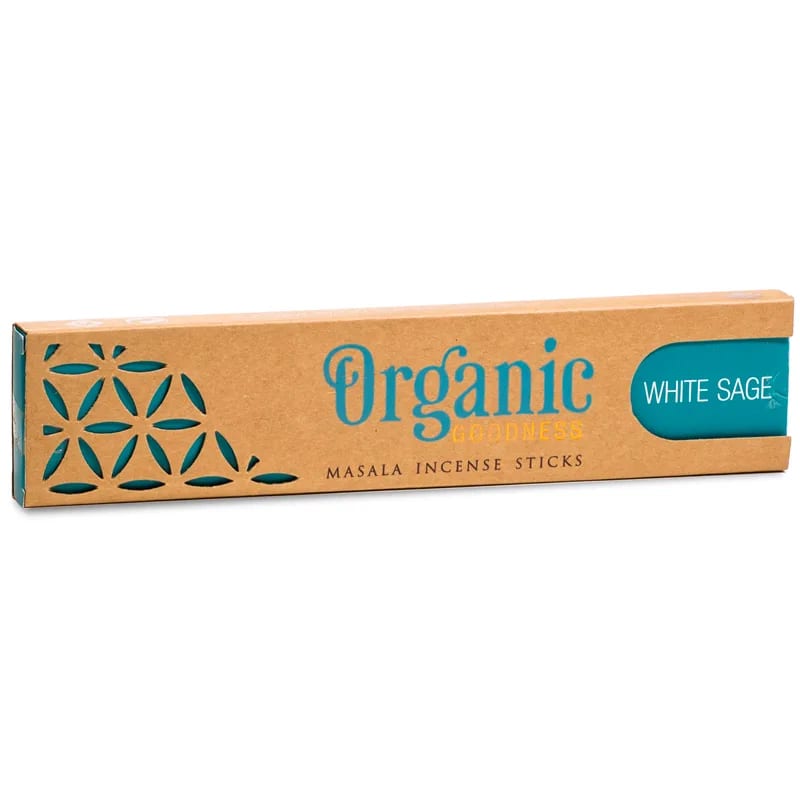 Organic Malasa Incense Stick 15g - White Sage INCENSE at World Of Decor NZ