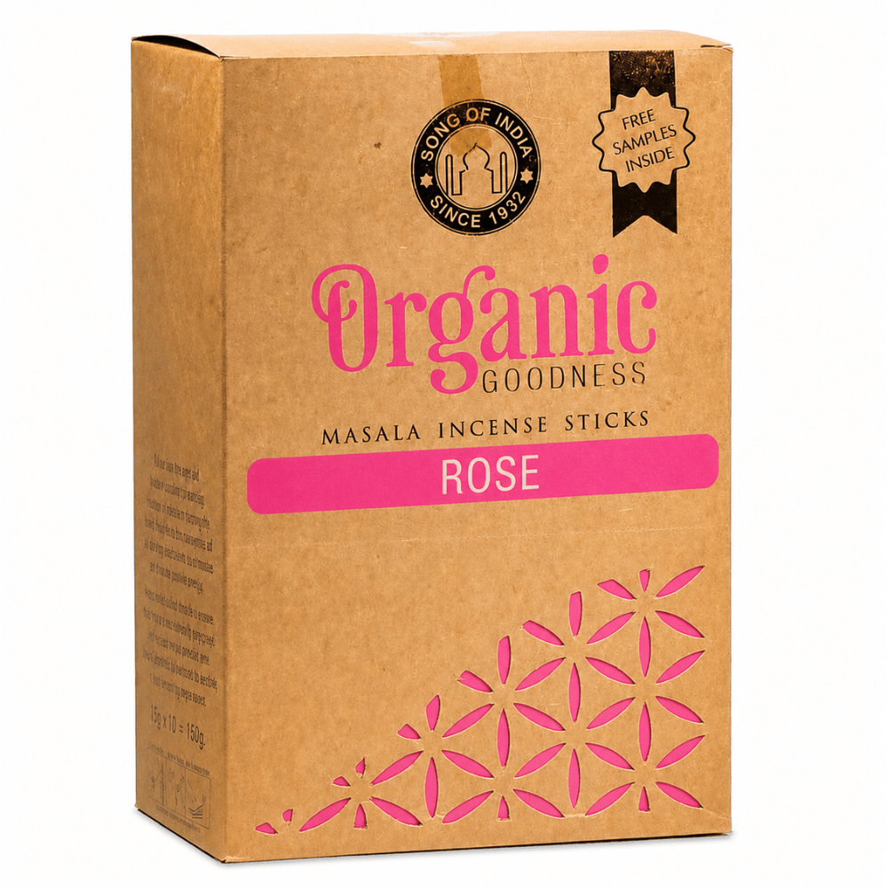 Organic Masala Incense Stick 15g-Rose INCENSE at World Of Decor NZ