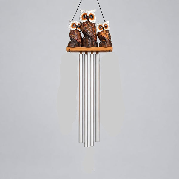 Owl Metal Wind Chimes 1 Meter ACCESSORIES at World Of Decor NZ