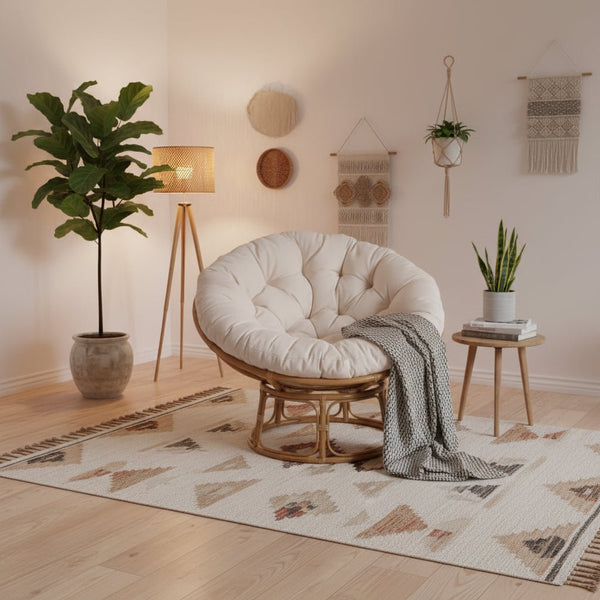 Papason Chair- Natural FURNITURE at World Of Decor NZ