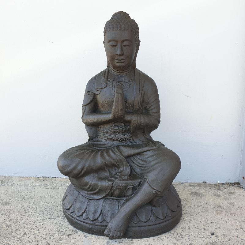 Praying/Greeting Buddhha Sitting on Lotus BUDDHA at World Of Decor NZ