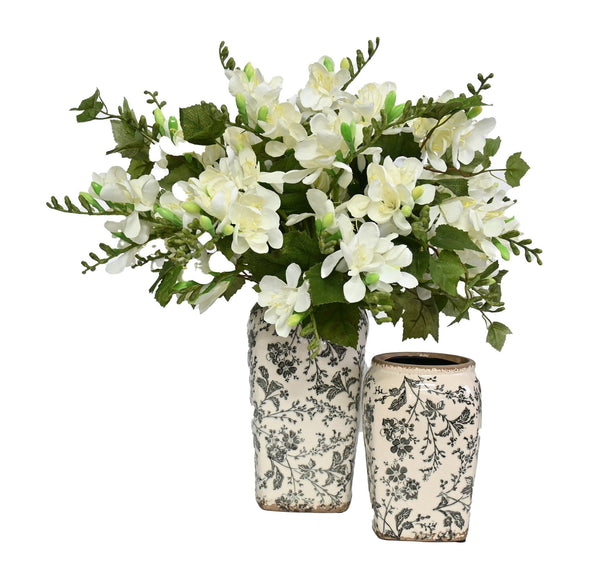 Preston Vase 30cm - Mono VASES at World Of Decor NZ