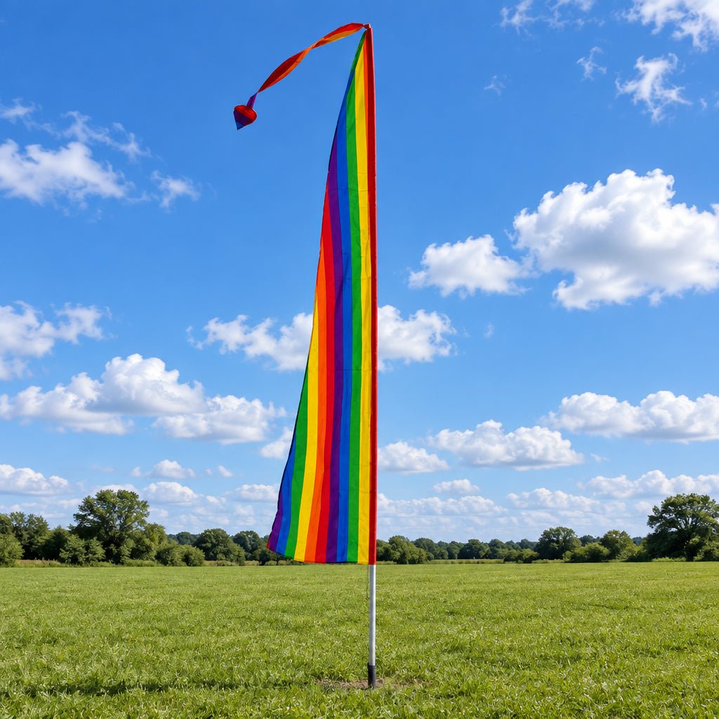 Rainbow Flag 4 Meter ACCESSORIES at World Of Decor NZ