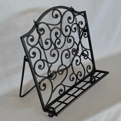 Recipe Holder Stand-Black KITCHEN ACCESSORIES at World Of Decor NZ