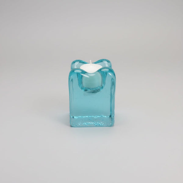 Recycled Glass Candle Holder Square CANDLES HOLDER at World Of Decor NZ