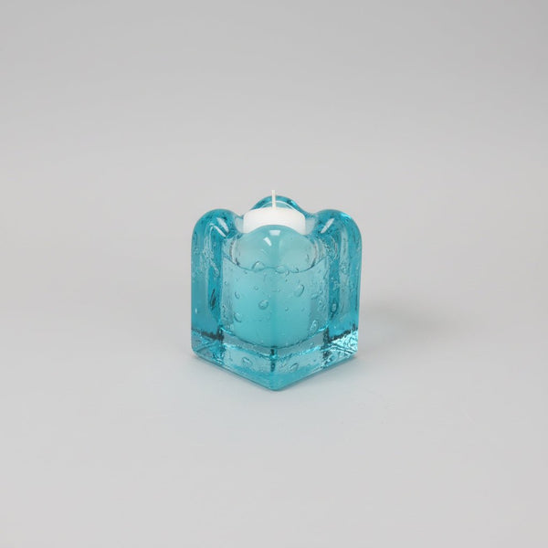 Recycled Glass Candle Holder Square CANDLES HOLDER at World Of Decor NZ