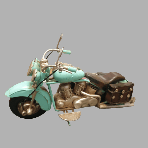 Retro Motorbike - Turquoise Collectibles/Novelties/Wheels at World Of Decor NZ