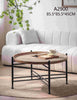 Round Coffee Table Metal Stand 45cm FURNITURE at World Of Decor NZ