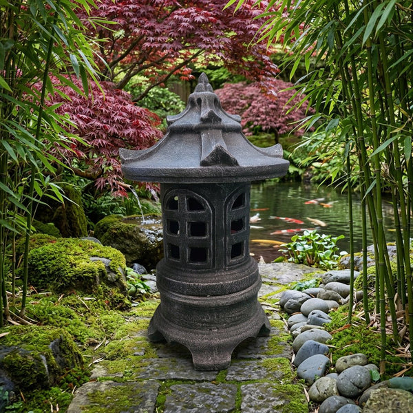 Round Oriental Garden Lamp 65cm GARDEN & OUTDOOR at World Of Decor NZ