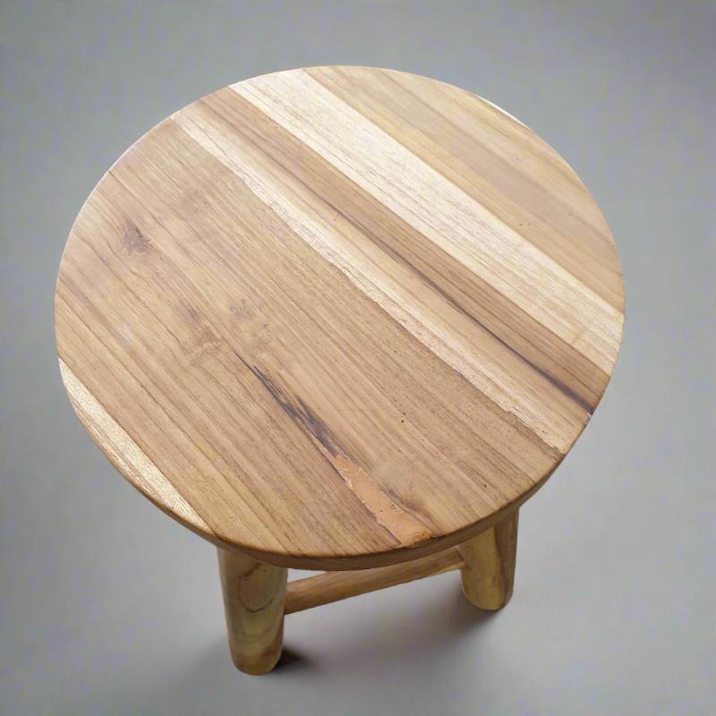 Round Suar Stool Furniture at World Of Decor NZ