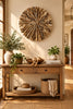 Rustic Driftwood Round Wall Art 80cm Wall Art, Affirmations & Hangings at World Of Decor NZ