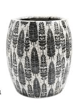 San Miguel Vase 18cm - Black VASES at World Of Decor NZ