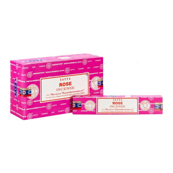 Satya Incense 15G-Rose INCENSE at World Of Decor NZ