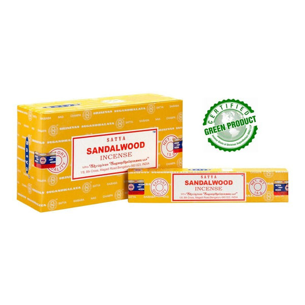 Satya Incense Stick 15g - Sandalwood INCENSE at World Of Decor NZ